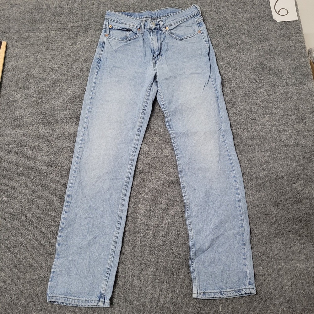 Levi's Jeans Mens Size 31 Light Wash Straight Leg Stretch Denim Pants